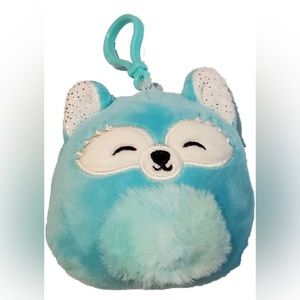 Squishmallow Clip Dabney the Fox